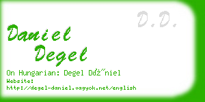 daniel degel business card
